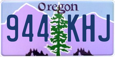 OR license plate 944KHJ