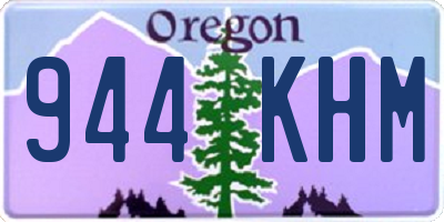 OR license plate 944KHM
