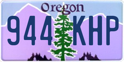OR license plate 944KHP
