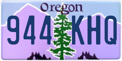 OR license plate 944KHQ