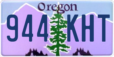 OR license plate 944KHT