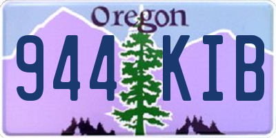 OR license plate 944KIB
