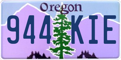 OR license plate 944KIE