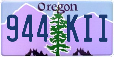OR license plate 944KII