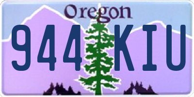 OR license plate 944KIU
