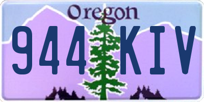 OR license plate 944KIV