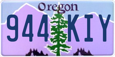 OR license plate 944KIY