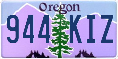 OR license plate 944KIZ