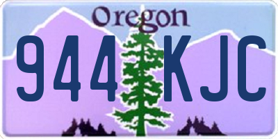OR license plate 944KJC