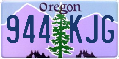 OR license plate 944KJG