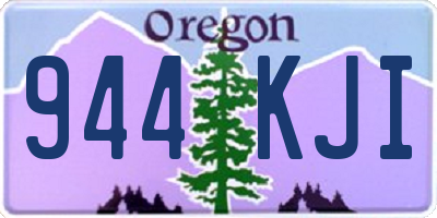 OR license plate 944KJI