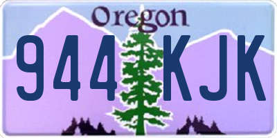 OR license plate 944KJK