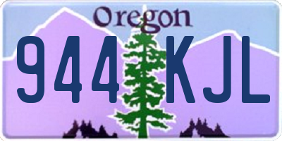 OR license plate 944KJL