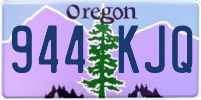 OR license plate 944KJQ
