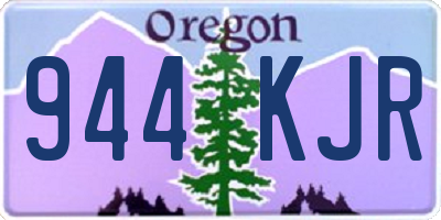 OR license plate 944KJR
