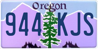 OR license plate 944KJS