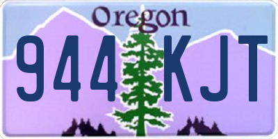 OR license plate 944KJT