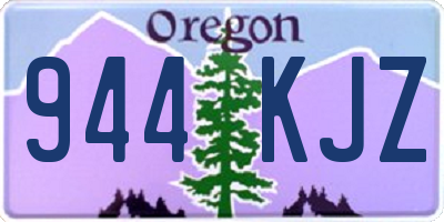 OR license plate 944KJZ