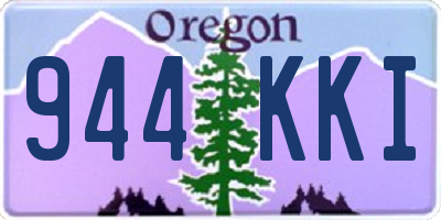 OR license plate 944KKI