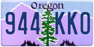 OR license plate 944KKO