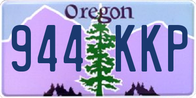 OR license plate 944KKP