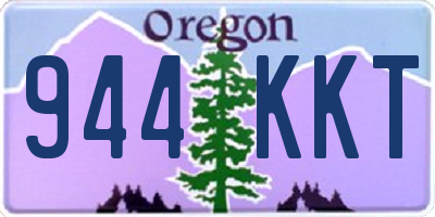 OR license plate 944KKT