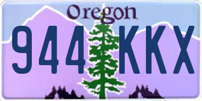 OR license plate 944KKX
