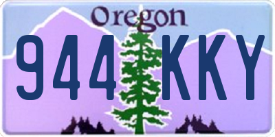 OR license plate 944KKY
