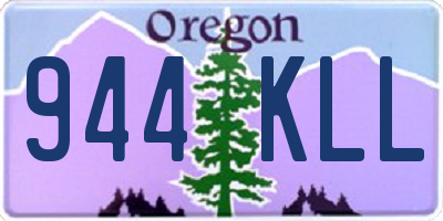 OR license plate 944KLL