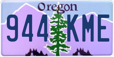 OR license plate 944KME