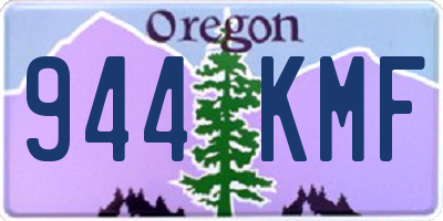 OR license plate 944KMF