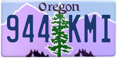 OR license plate 944KMI