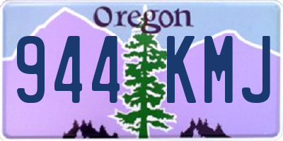 OR license plate 944KMJ
