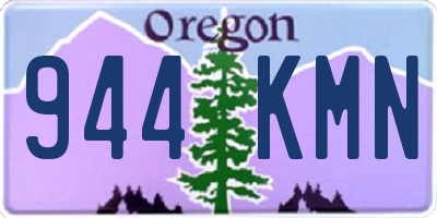 OR license plate 944KMN