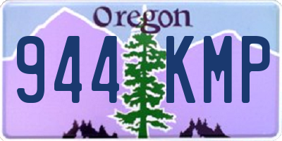 OR license plate 944KMP