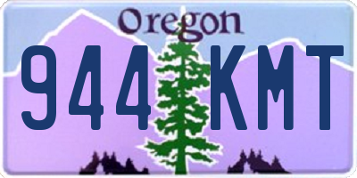OR license plate 944KMT