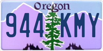OR license plate 944KMY