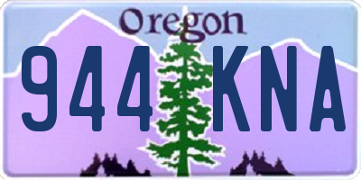 OR license plate 944KNA