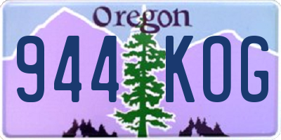 OR license plate 944KOG