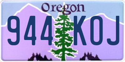 OR license plate 944KOJ