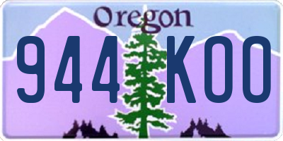 OR license plate 944KOO