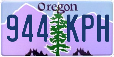 OR license plate 944KPH