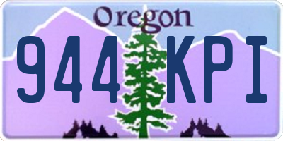 OR license plate 944KPI