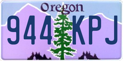 OR license plate 944KPJ