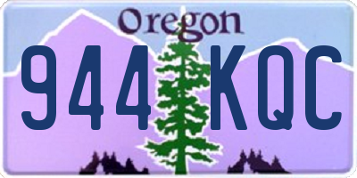 OR license plate 944KQC