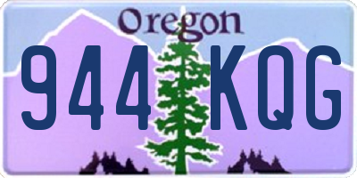 OR license plate 944KQG