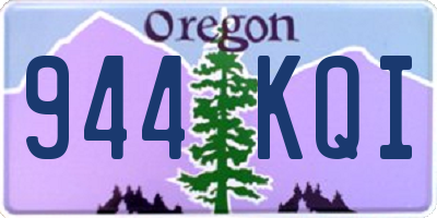 OR license plate 944KQI