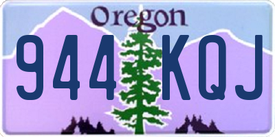 OR license plate 944KQJ