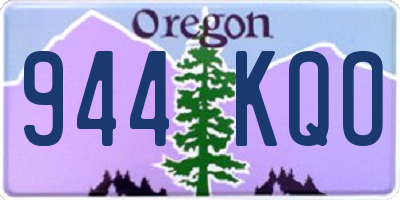 OR license plate 944KQO