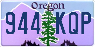 OR license plate 944KQP